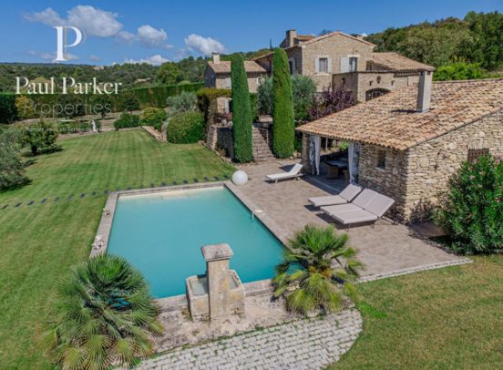 Gordes 84220: Mas Provençal  en pierre 370 m2 avec piscine sur un parc de 5000m2 - 380578B3PPSC