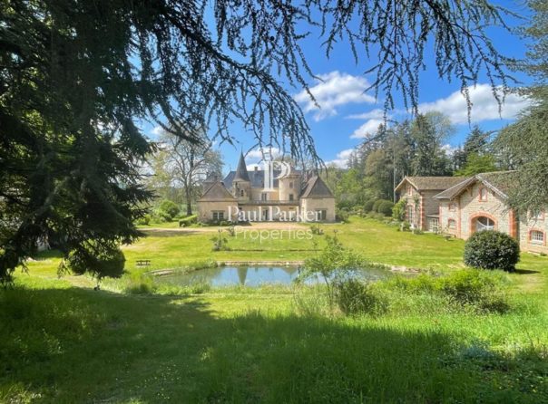 Château et vastes espaces pour réception sur 25 hectares au Sud de la Bourgogne - 3647743PSNV