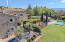 Gordes 84220: Mas Provençal  en pierre 370 m2 avec piscine sur un parc de 5000m2 - 380578H3PPSC