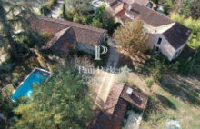 Maison en pierre avec grange et piscine sur 4 hectares - 3757623PEMM